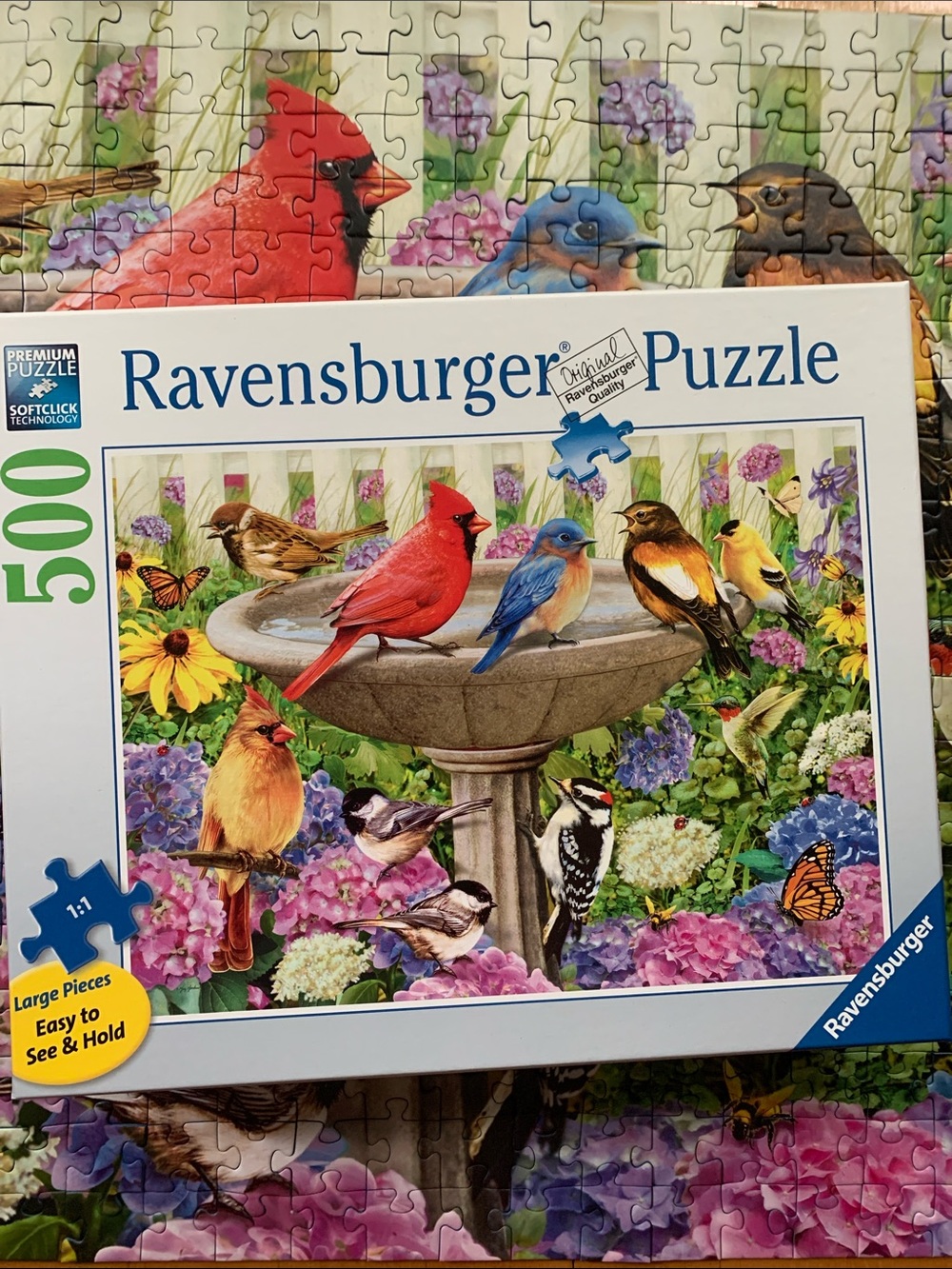 Ravensburger Birds Puzzle – Red, Blue, Yellow, Green, Purple, Orange